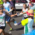 More water is thrown around than actually drunk, The Framlingham 10k Run, Suffolk - 31st August 2014