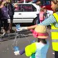 More water is thrown around than actually drunk, The Framlingham 10k Run, Suffolk - 31st August 2014