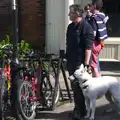 Even the dog's watching, The Framlingham 10k Run, Suffolk - 31st August 2014