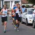 The 10k runners come round for the second time, The Framlingham 10k Run, Suffolk - 31st August 2014