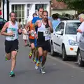 The 10k runners come round for the second time, The Framlingham 10k Run, Suffolk - 31st August 2014