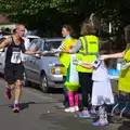 Water is grabbed, The Framlingham 10k Run, Suffolk - 31st August 2014