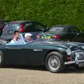 A lovely Austin-Healey 3000 trundles by, The Framlingham 10k Run, Suffolk - 31st August 2014