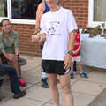 Some dude wins a prize, The Framlingham 10k Run, Suffolk - 31st August 2014