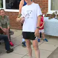 Some dude wins a prize, The Framlingham 10k Run, Suffolk - 31st August 2014