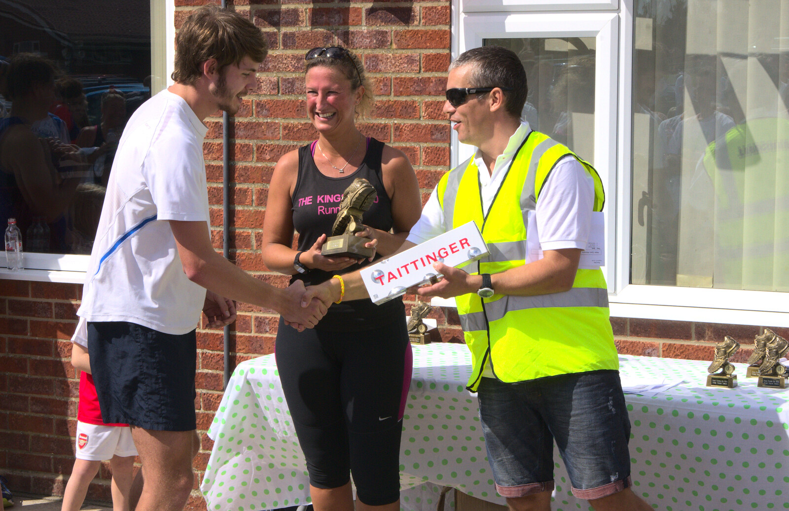 More prizes are handed out from The Framlingham 10k Run, Suffolk - 31st August 2014