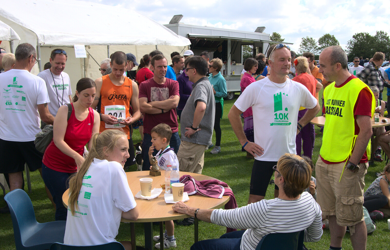 Coffee and cake from The Framlingham 10k Run, Suffolk - 31st August 2014