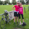 Katrina and Isobel, The Framlingham 10k Run, Suffolk - 31st August 2014