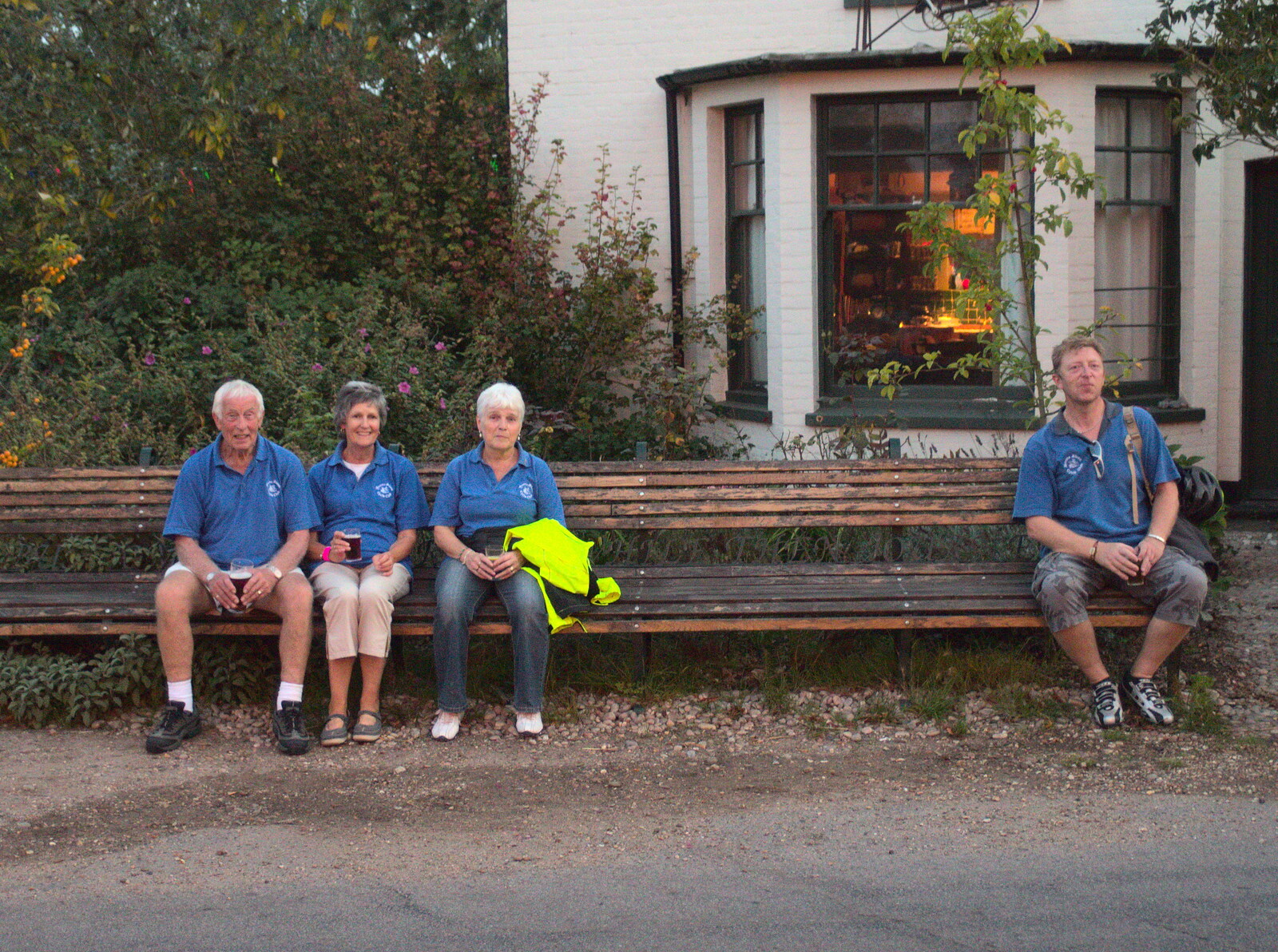 Gaz must have farted from Bike Rides and the BSCC at the Railway, Mellis and Brome, Suffolk - 18th September 2014