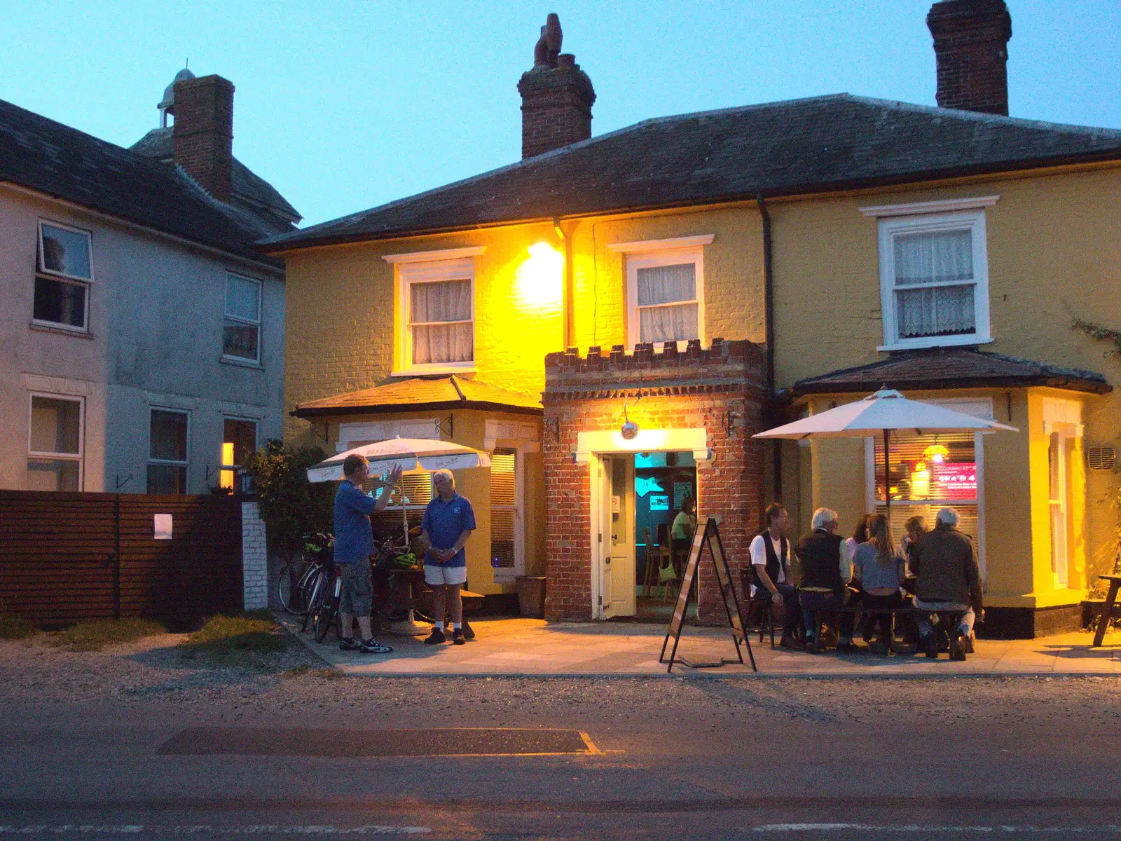 The Mellis Railway Tavern, from Bike Rides and the BSCC at the Railway, Mellis and Brome, Suffolk - 18th September 2014