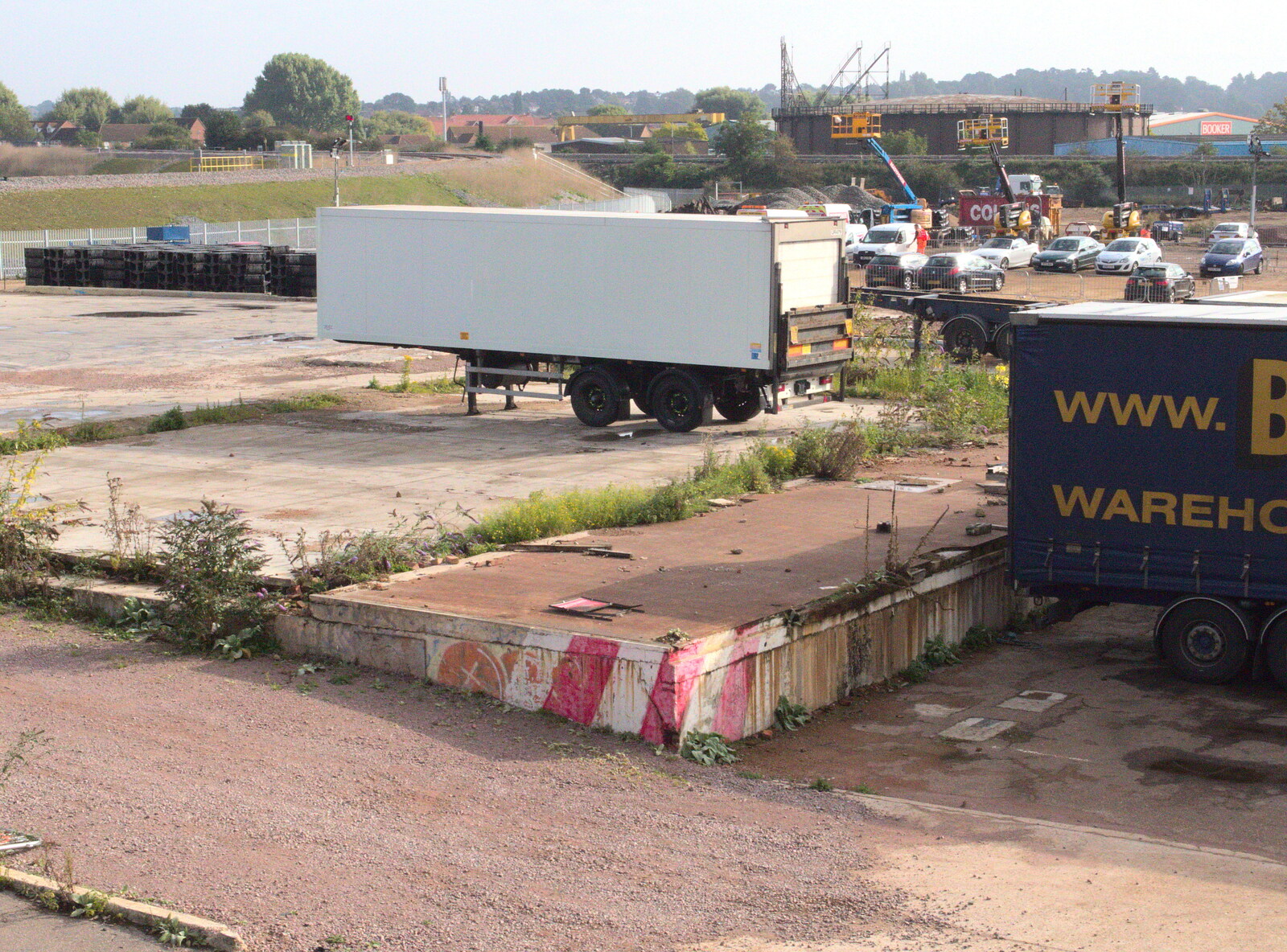 The last remains of the bacon factory from New Railway and a Trip to Ikea, Ipswich and Thurrock - 19th September 2014