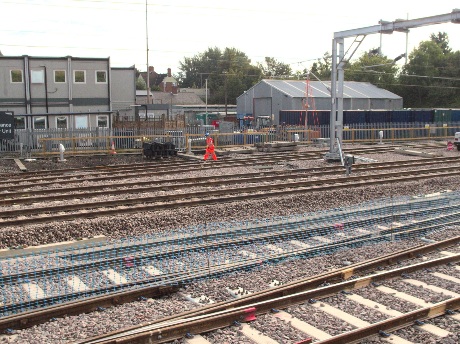 Lots of new railway track at Ipswich from New Railway and a Trip to Ikea, Ipswich and Thurrock - 19th September 2014
