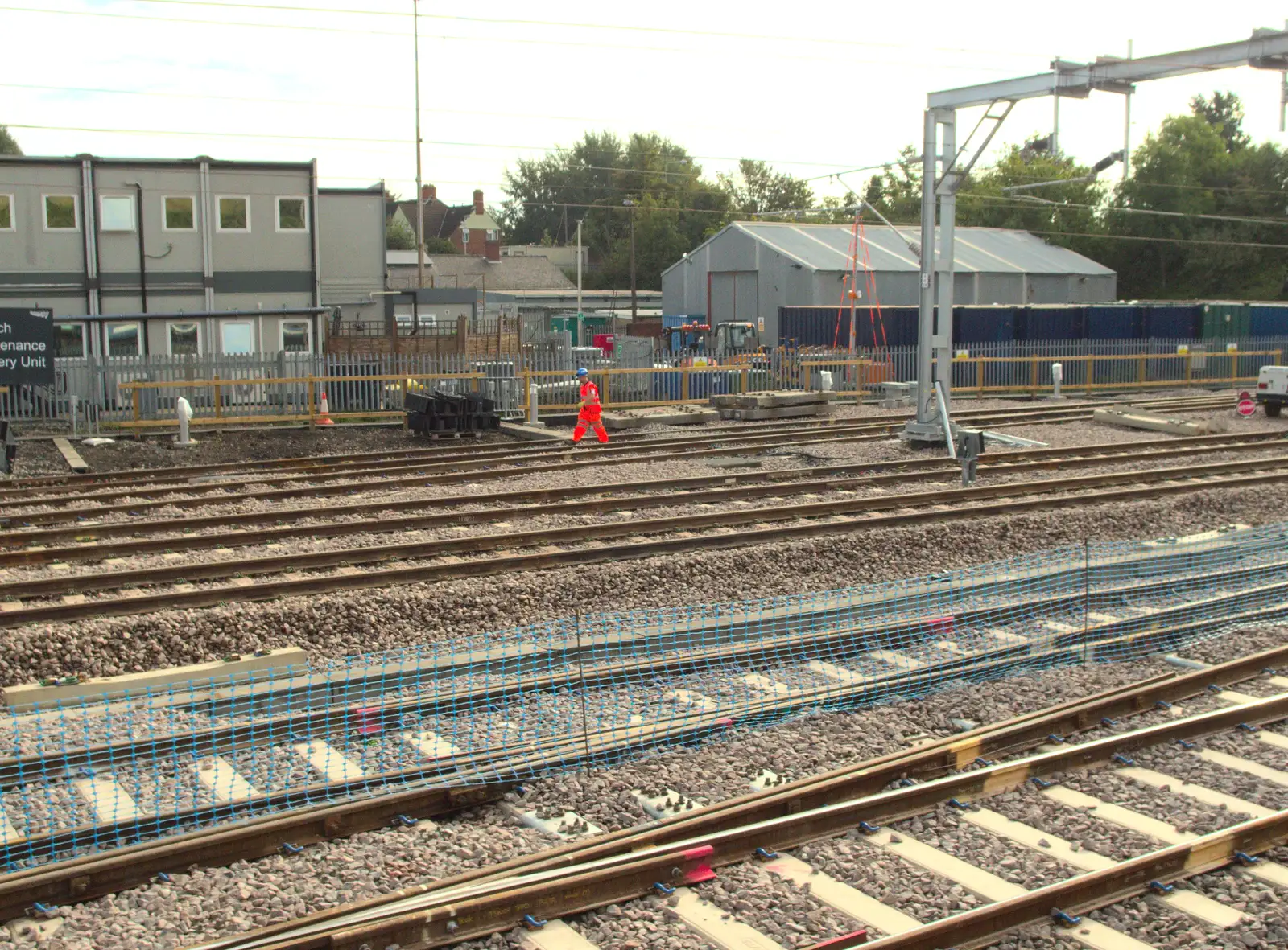 There's lots of new railway track at Ipswich, from New Railway and a Trip to Ikea, Ipswich and Thurrock - 19th September 2014