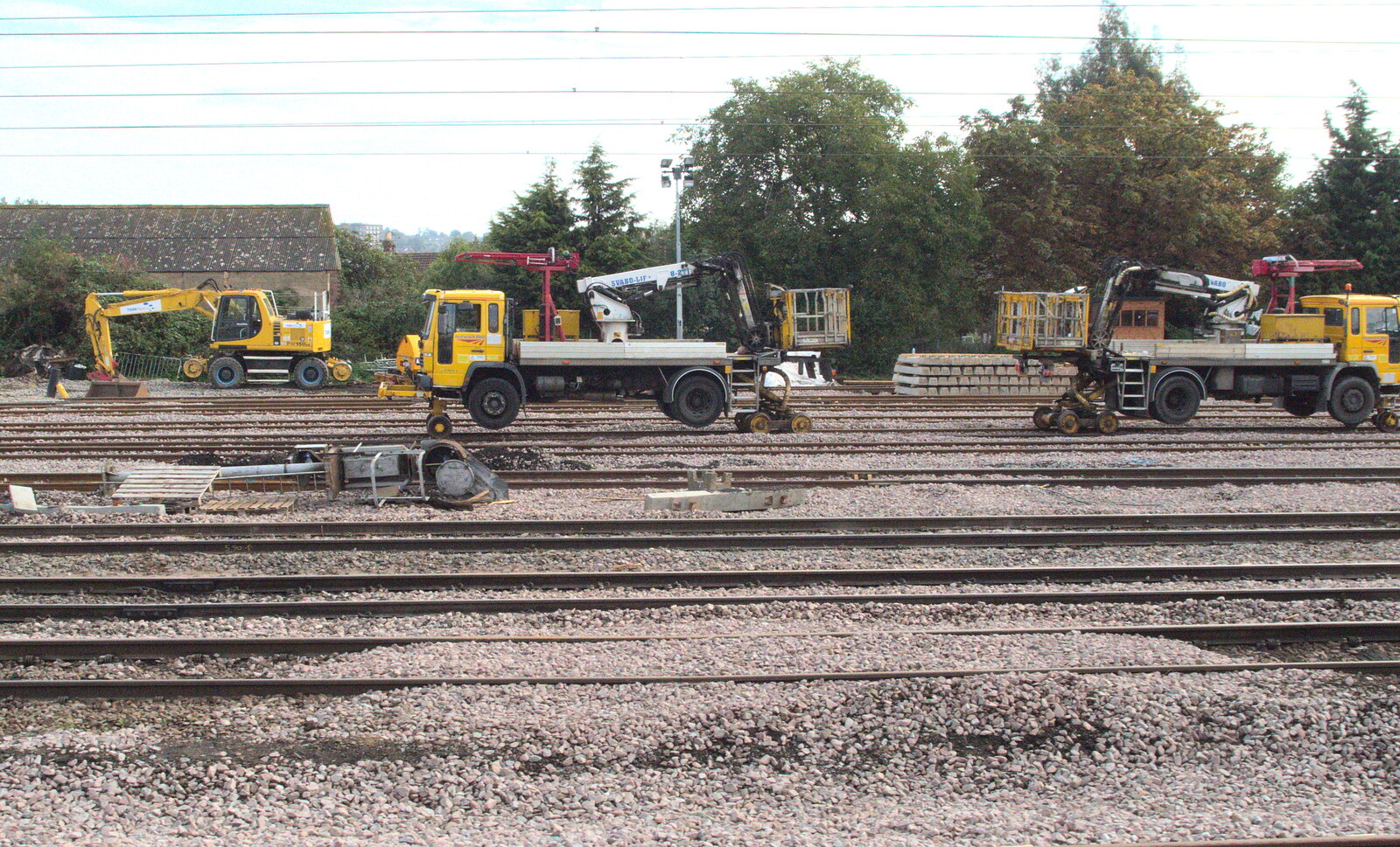 More floating lorries on train wheels from New Railway and a Trip to Ikea, Ipswich and Thurrock - 19th September 2014