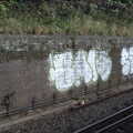 More silver graffiti near Seven Kings, New Railway and a Trip to Ikea, Ipswich and Thurrock - 19th September 2014