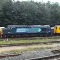 A Class 37 loco 37608 hauls a 'flying banana', New Railway and a Trip to Ikea, Ipswich and Thurrock - 19th September 2014