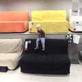 Harry climbs the sofa mountain, New Railway and a Trip to Ikea, Ipswich and Thurrock - 19th September 2014