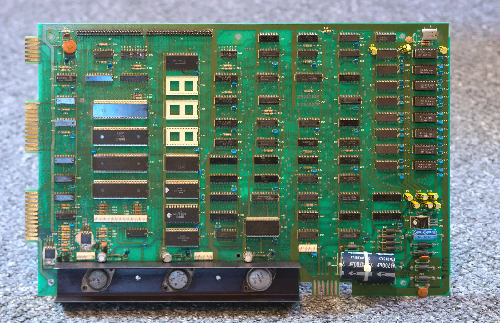 A Commodore PET motherboard, from New Railway and a Trip to Ikea, Ipswich and Thurrock - 19th September 2014