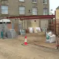 A new shop unit is built next to the old Thresher, Fred's Shop, Brome, Suffolk - 20th September 2014