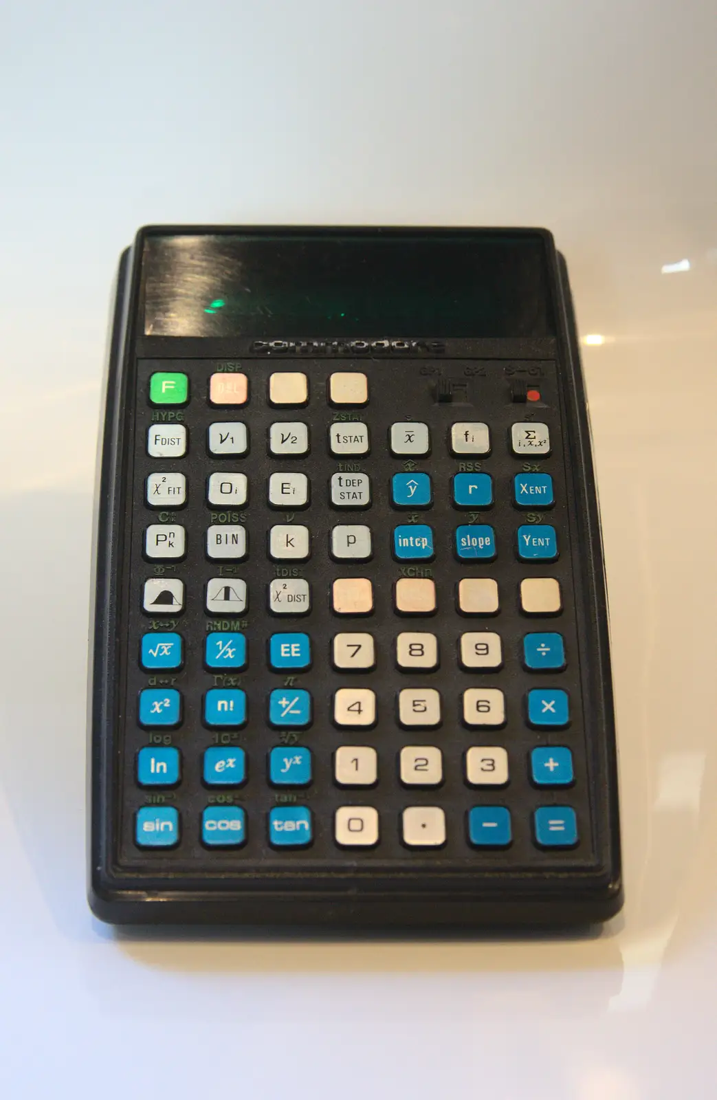 A Commodore 'button monster' calculator, from Fred's Shop, Brome, Suffolk - 20th September 2014