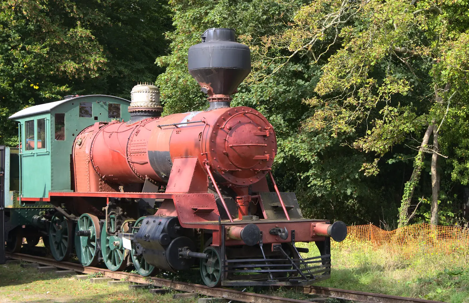 The restoration of a South American loco progresses, from A Trip to Bressingham Steam Museum, Bressingham, Norfolk - 28th September 2014