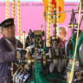 The dude checks his engine, A Trip to Bressingham Steam Museum, Bressingham, Norfolk - 28th September 2014