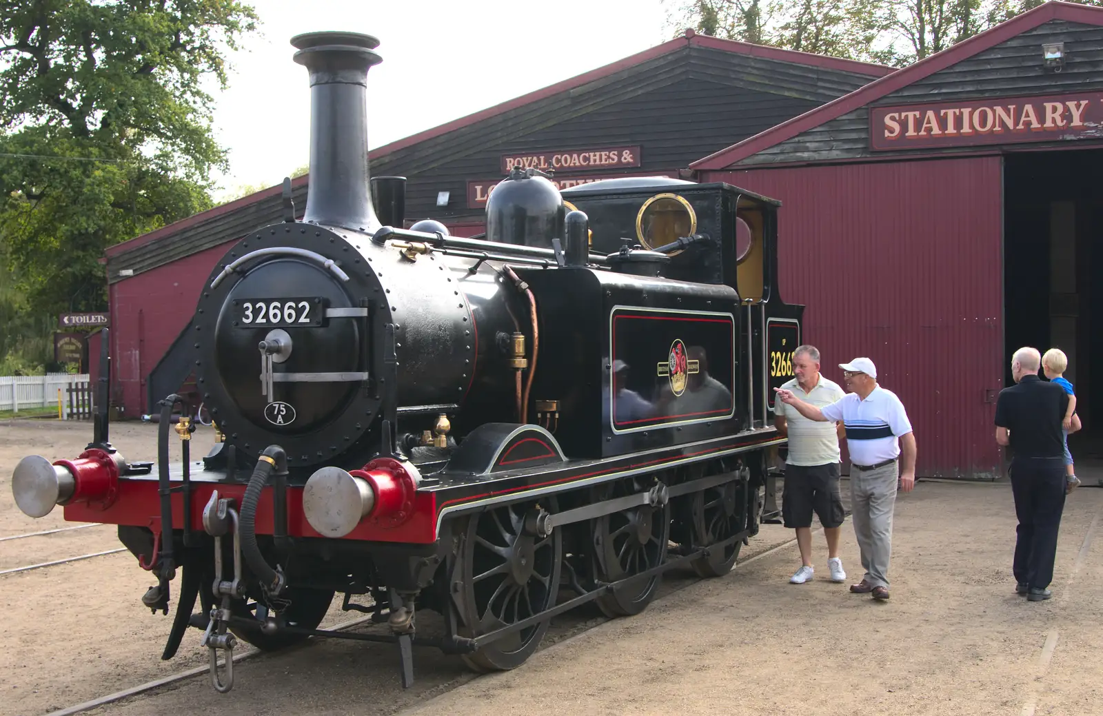 32662 Martello is out on display, from A Trip to Bressingham Steam Museum, Bressingham, Norfolk - 28th September 2014