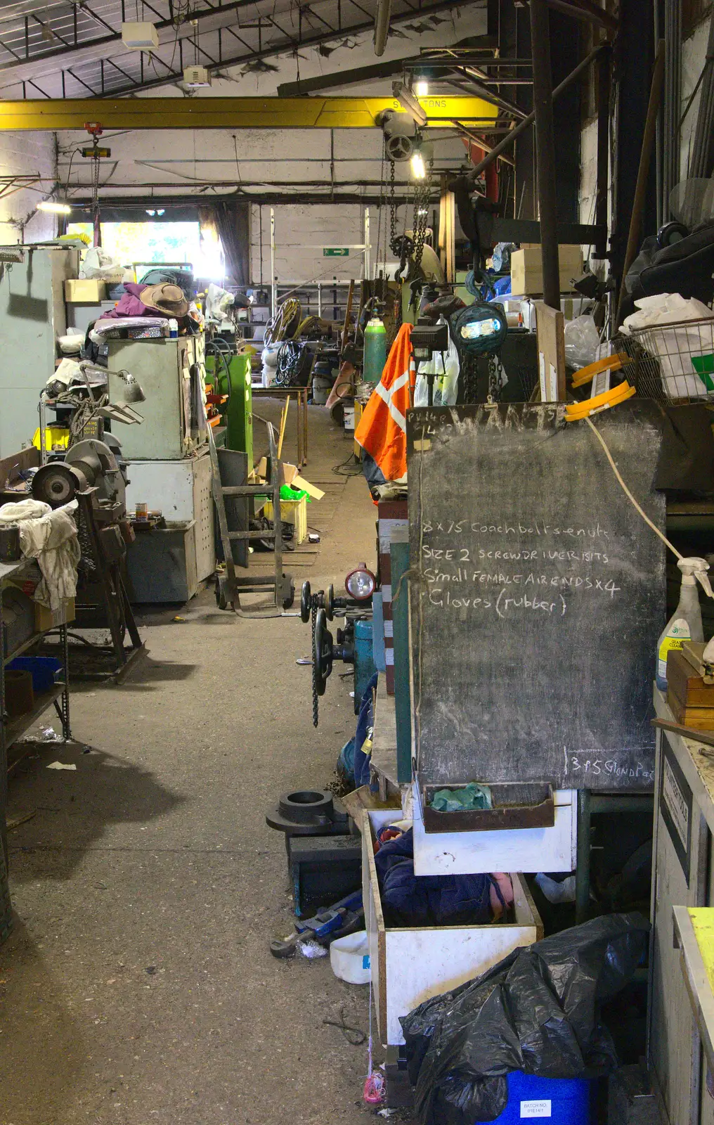 Bressingham's workshop, from A Trip to Bressingham Steam Museum, Bressingham, Norfolk - 28th September 2014