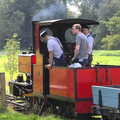 Bevan out in the fields, A Trip to Bressingham Steam Museum, Bressingham, Norfolk - 28th September 2014