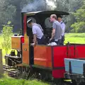 Bevan out in the fields, A Trip to Bressingham Steam Museum, Bressingham, Norfolk - 28th September 2014