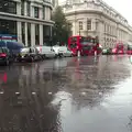 It's lashing it down on Threadneedle Street, A House Built of Wax and Diss Randomness, Southwark Street, London - 30th September 2014