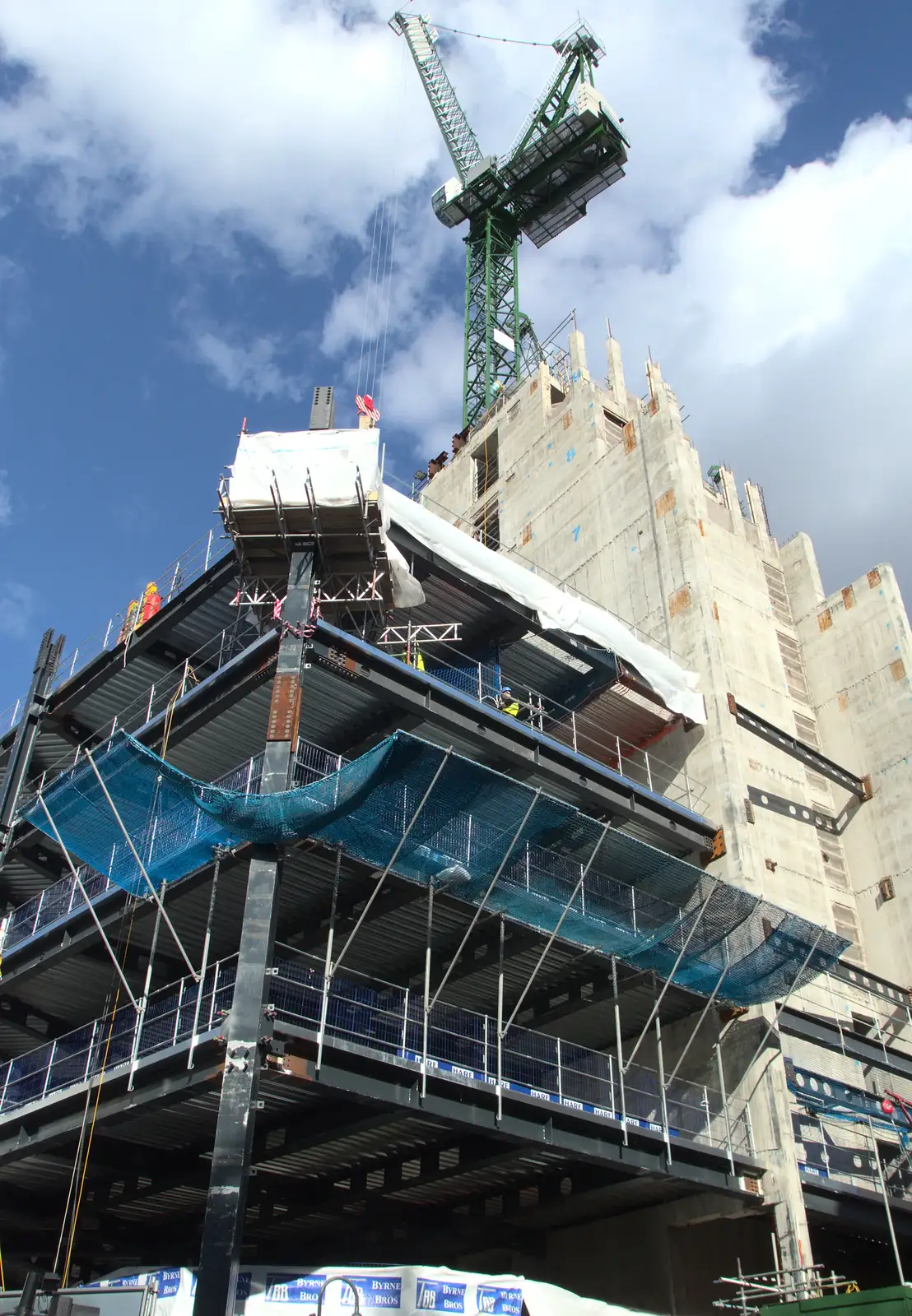 The Bloomberg development continues, from A House Built of Wax and Diss Randomness, Southwark Street, London - 30th September 2014