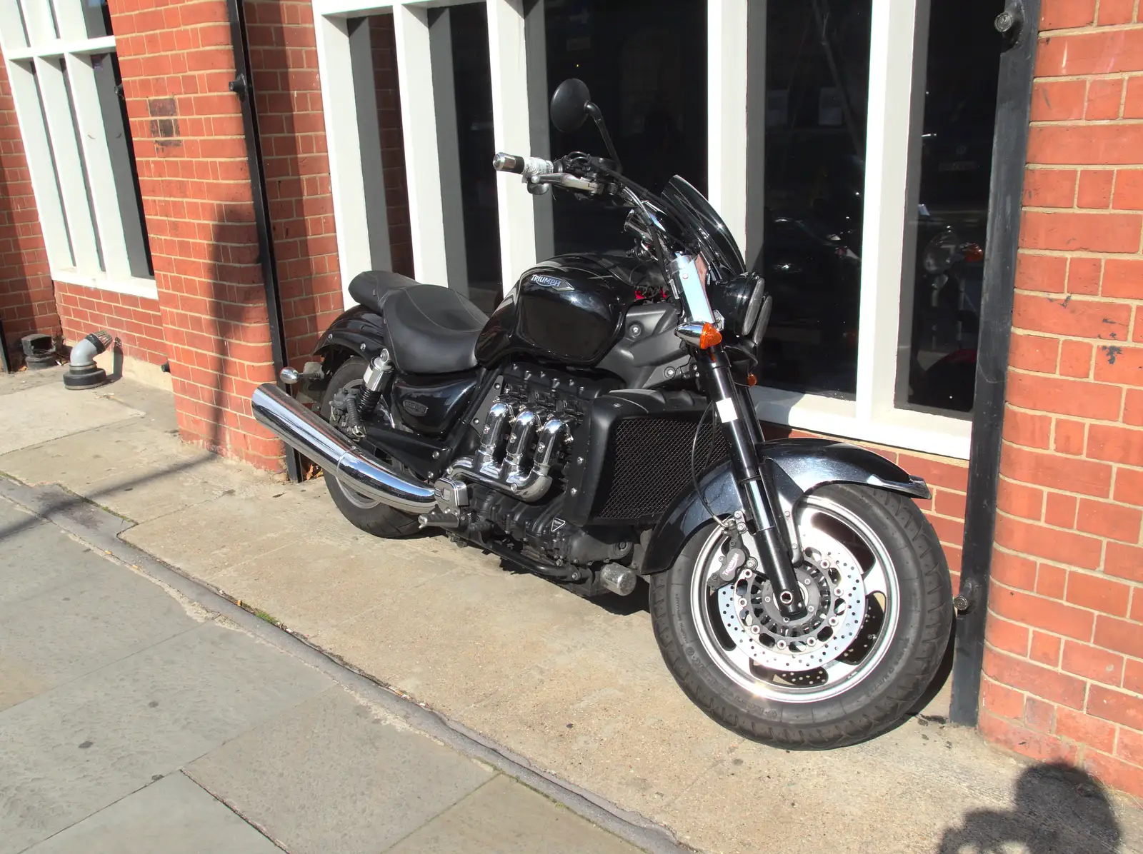 There's a massive bike on Union Street, from A House Built of Wax and Diss Randomness, Southwark Street, London - 30th September 2014