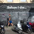 Amusing stuff on the Before I Die board , A House Built of Wax and Diss Randomness, Southwark Street, London - 30th September 2014
