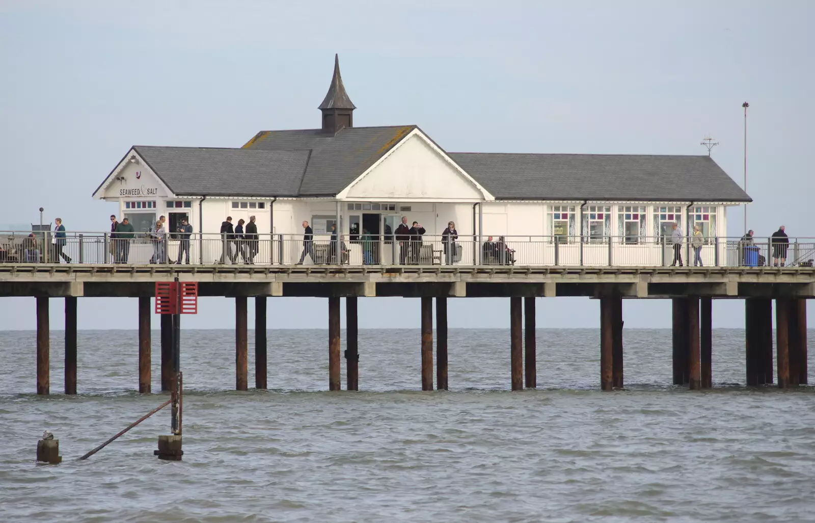 The end of the pier, from On The Beach Again, Southwold, Suffolk - 12th October 2014