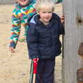 Fred and Harry - The Boys, On The Beach Again, Southwold, Suffolk - 12th October 2014