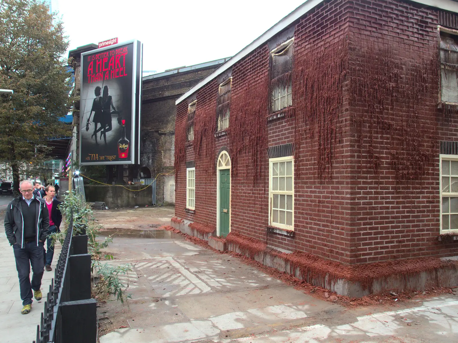 The wax house has started melting, from (Very) Long Train (Not) Running, Stowmarket, Suffolk - 21st October 2014