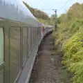 The two trains are joined up, (Very) Long Train (Not) Running, Stowmarket, Suffolk - 21st October 2014