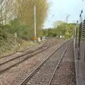 Haughley Junction off the mainline, (Very) Long Train (Not) Running, Stowmarket, Suffolk - 21st October 2014