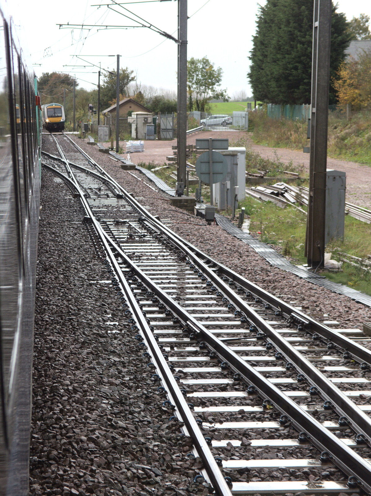 Another set of points on Haughley Junction from (Very) Long Train (Not) Running, Stowmarket, Suffolk - 21st October 2014