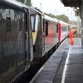 The monster train parked at Stowmarket, (Very) Long Train (Not) Running, Stowmarket, Suffolk - 21st October 2014