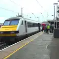 The train back to Norwich fills up, (Very) Long Train (Not) Running, Stowmarket, Suffolk - 21st October 2014