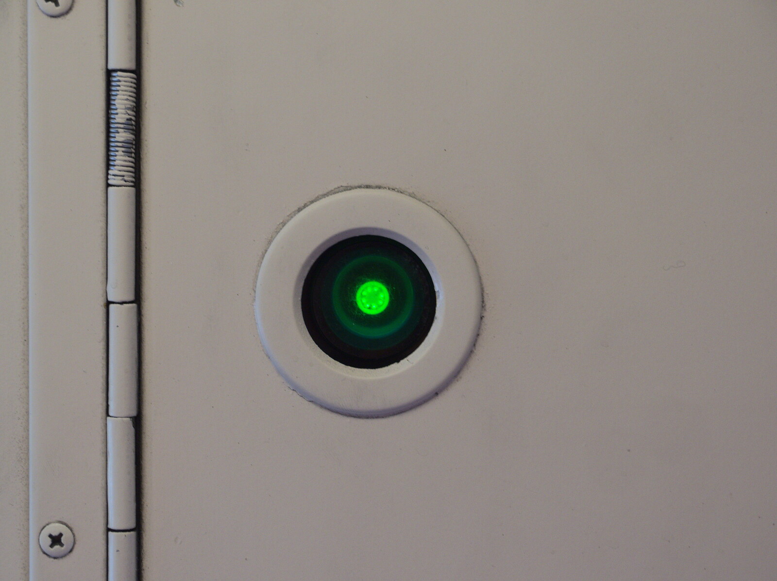 A green Eye of Sauron watches everything from (Very) Long Train (Not) Running, Stowmarket, Suffolk - 21st October 2014