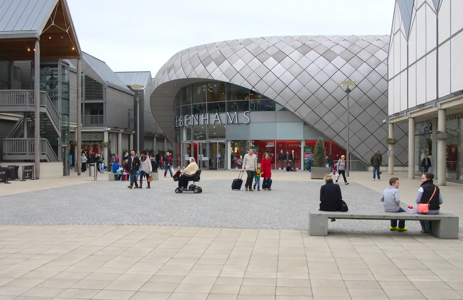 Debenhams on The Arc in Bury St Edmunds, from A Trip to Abbey Gardens, Bury St. Edmunds, Suffolk - 29th October 2014