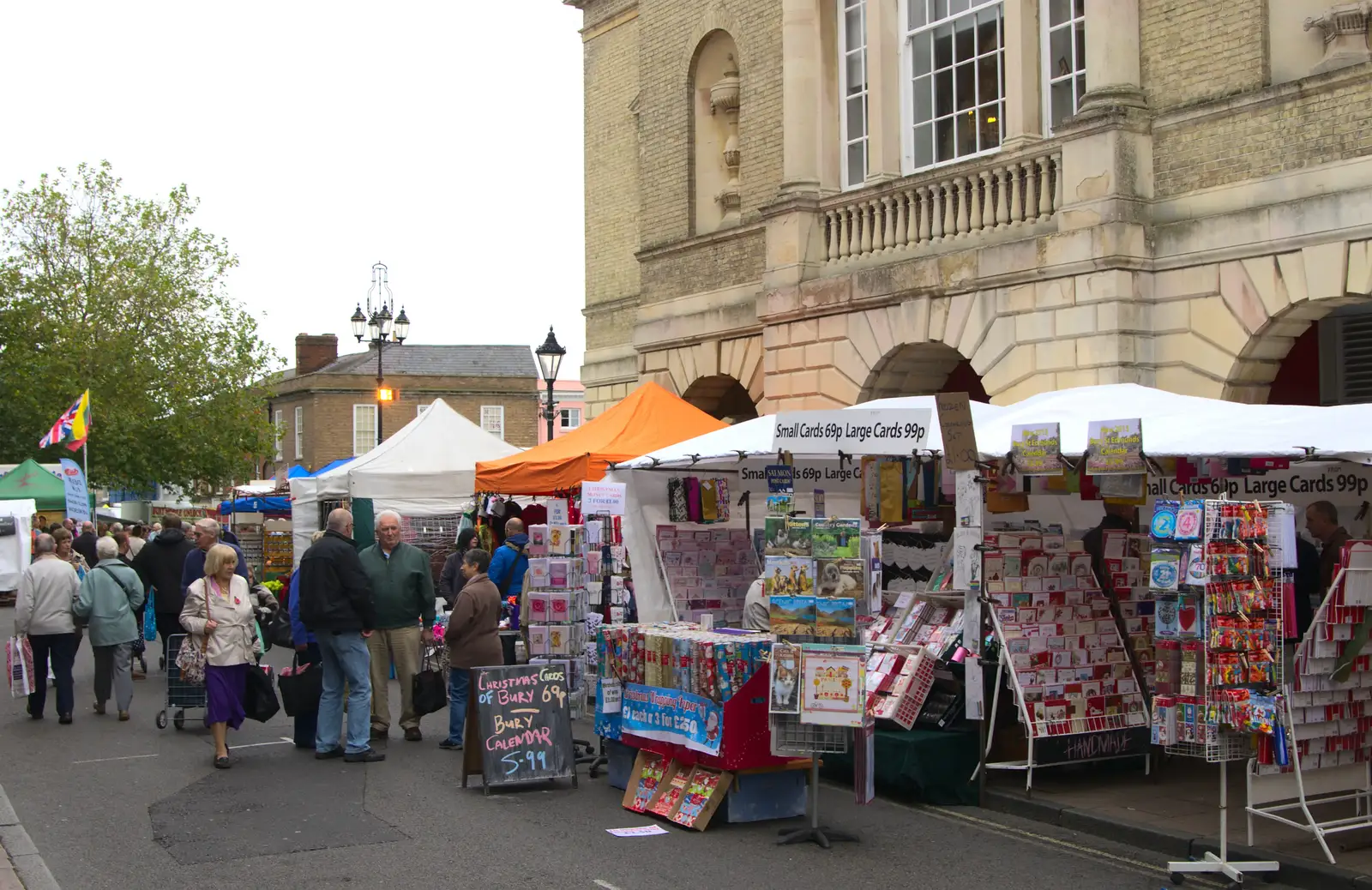 Early Christmas cards, from A Trip to Abbey Gardens, Bury St. Edmunds, Suffolk - 29th October 2014