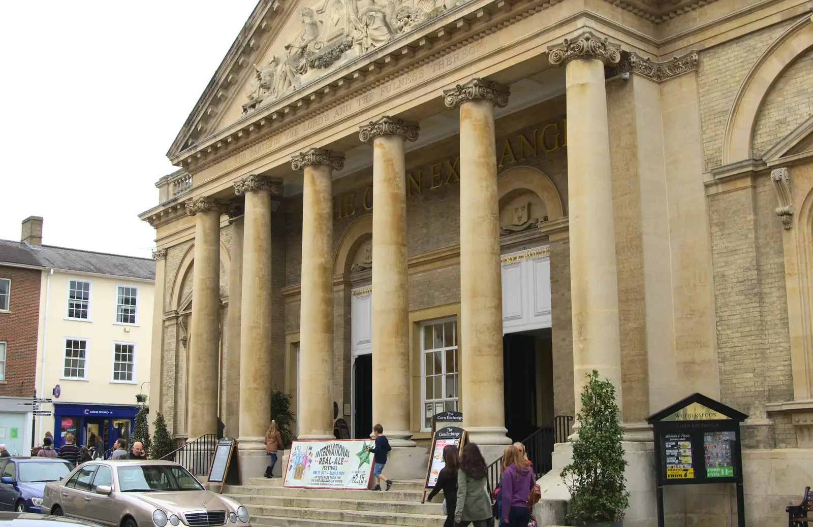 Bury Corn Exchange, from A Trip to Abbey Gardens, Bury St. Edmunds, Suffolk - 29th October 2014