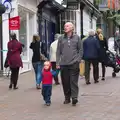 Harry and Grandad near Prezzo Pizza, A Trip to Abbey Gardens, Bury St. Edmunds, Suffolk - 29th October 2014