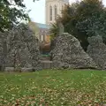 Abbey ruins, A Trip to Abbey Gardens, Bury St. Edmunds, Suffolk - 29th October 2014