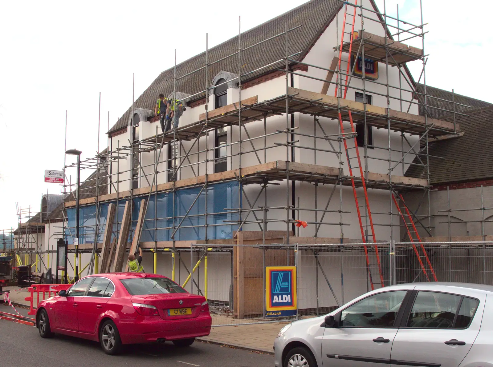 The old Somerfield building is done up, from A Bomb Scare and Fred Does Building, London and Suffolk - 30th October 2014