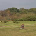 Fred cycles around on the Ling, A Walk on Wortham Ling, Diss, Norfolk - 30th October 2014